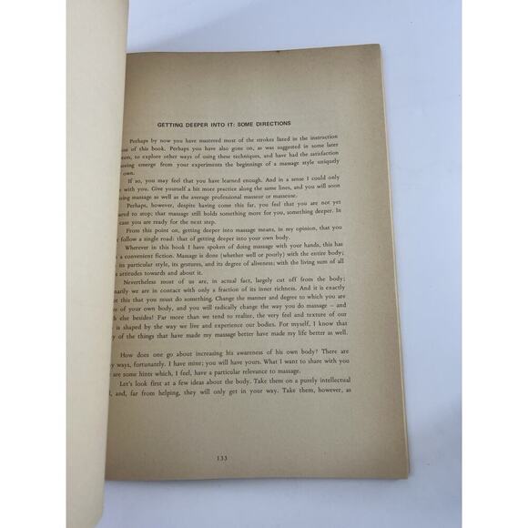 The Massage Book by George Downing SOFTCOVER Random House (1972) Vintage - Picture 3 of 6